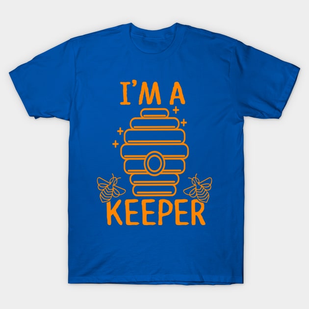 I'm A Keeper - Funny Beekeeper Gift, Honeybee Shirt, Save The Bees, Funny Beekeeper, Bees and Honey T-Shirt by BlueTshirtCo